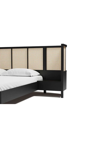 ReMa-design Ahşap MontellaBlack Karyola - Resim 2