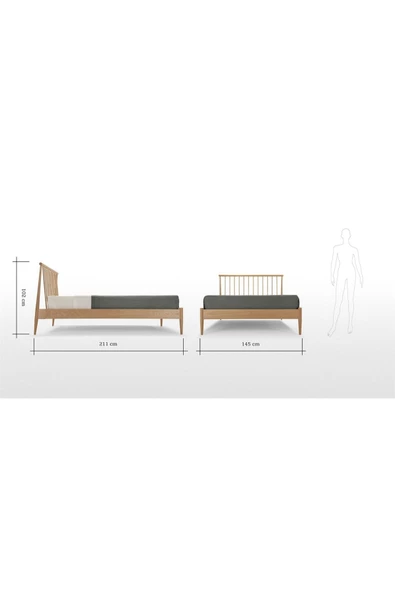 ReMa-design Ahşap Palmiye Karyola - 5