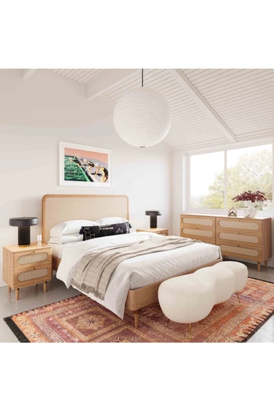 ReMa-design Ahşap Bambu Karyola