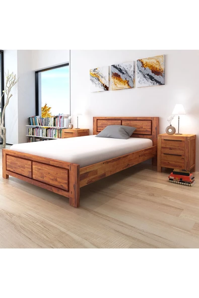 ReMa-design Ahşap Kamelya Karyola