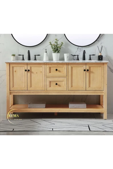 ReMa-design Ahşap Tutku Banyo Dolabı - 2