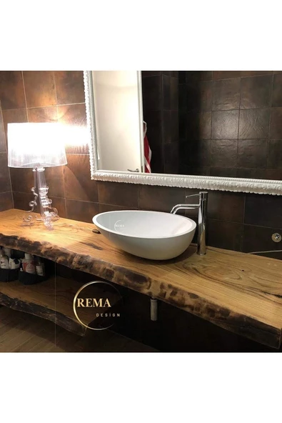 ReMa-design Ahşap Wood Banyo Dolabı