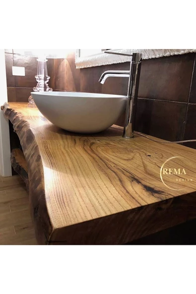 ReMa-design Ahşap Wood Banyo Dolabı - 2