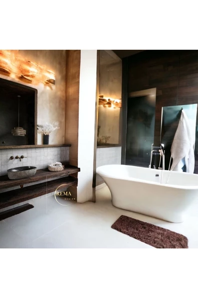 ReMa-design Ahşap Safran Banyo Dolabı - 2
