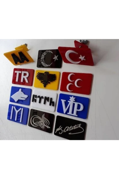 Teknotik Araç Panjur Rozeti Türk Bayrağı - Resim 2