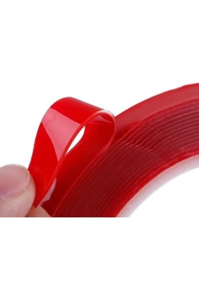 Teknotik Akrilik Şeffaf Slikonlu Süper Güçlü Çift Taraflı Bant 15 mm x 5 m - 4