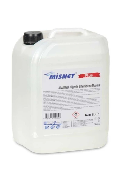 Misnet 5 lt Alkol Bazlı 70 Derece El Dezenfektanı