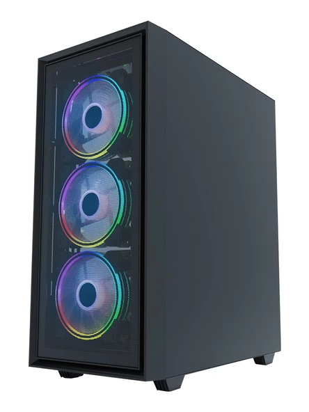 Gamepower Manta ARGB 4 Fanlı 500 W Micro ATX Oyuncu Kasası - 2