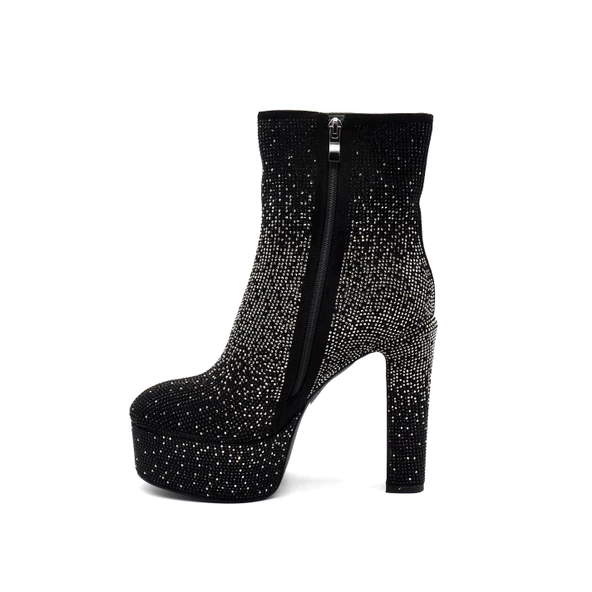 GUJA  24K106 KADIN TAŞLI PLATFORM TABANLI BOT - Resim 4