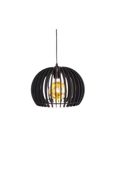 hü ma tasarım ve aksesuarModern Tasarım Globe Küre Doğal Ahşap Mdf 3d Lazer Kesim Rustik Salon Avize