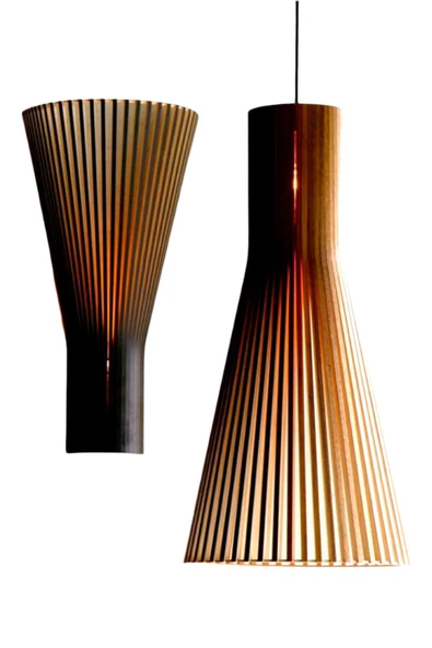 hü ma tasarım ve aksesuarKonic Modern Tasarım Doğal Ahşap Mdf Rustik Salon Avize Aplik Set (2 Adet)