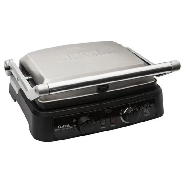 Tefal Gourmet Minute Inox Dayanıklı Paslanmaz Çelik Elektrikli Izgara ve Tost Makinesi