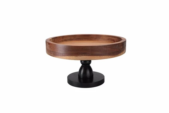 Porland Acacian Ayaklı Sunum Tabağı 24 cm