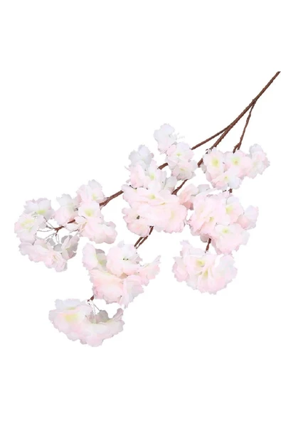 tml temalife 3 DEMET A Kalite Çift Kat 120 Yapraklı Yapay Çiçek Bahar Dalı Japon Kiraz Çiçeği 90 Cm - 3