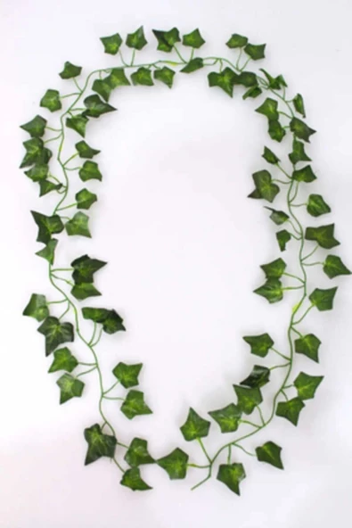 TEMALİFE Dekoratif Yapraklı 1 DAL Yapay Sarmaşık 2.30 Metre Yılbaşı Süsü Ledsiz - 2