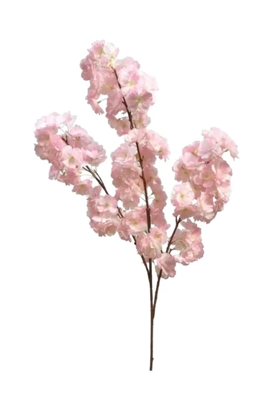 tml temalife 3 DEMET A Kalite Çift Kat 120 Yapraklı Yapay Çiçek Bahar Dalı Japon Kiraz Çiçeği 90 Cm - 4