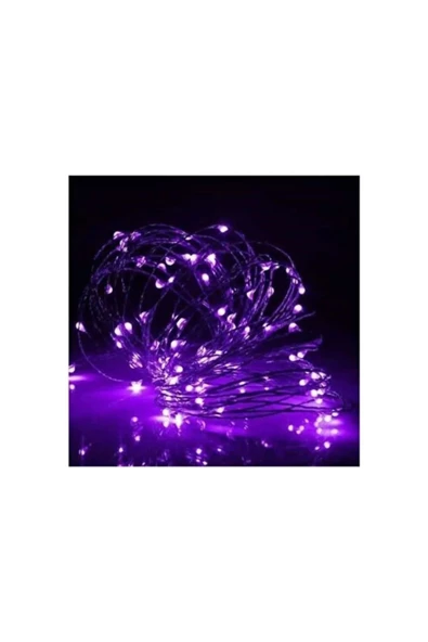 TEMALİFE 10 Metre Peri Led Yüksek Kaliteli 3 Fonksiyonlu Animasyonlu Led Işık DEKORATİF SÜSLEME - 2