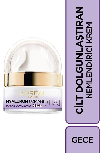 Loréal Paris Hyaluron Uzmanı Cilt Dolgunlaştıran Nemlendirici Krem Gece