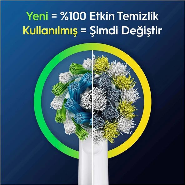 Oral-B Pro Cross Action X-filament Şarjlı Diş Fırçası Yedek Başlığı 2 Adet - 3