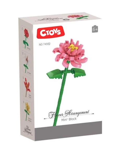 Ctoys Flower Arrangement Mini Blok Camellia ürün görseli