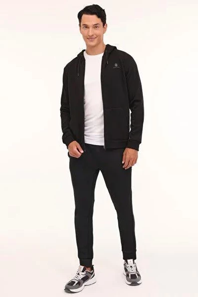 Lumberjack MB SN05 FZ HOD 4PR Siyah Eşofman Üstü - 3