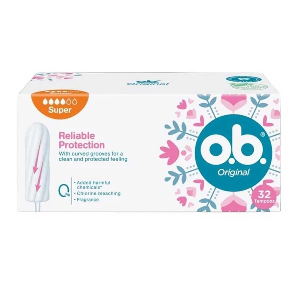 O.b. Original Süper Tampon 32Li