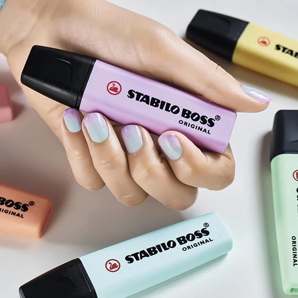 Stabilo Boss Pastel Fosforlu Kalem 6 Renk Set - 4