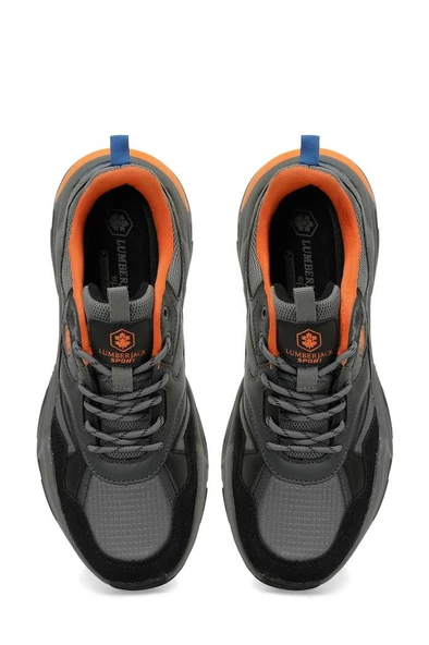 Lumberjack JOAO 4PR 101782666 Erkek Spor Ayakkabı K.Gri Turuncu 40-45 - 4
