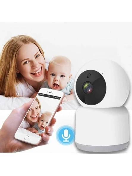 Cata - Akıllı Ip Kamera 360° Dönebilen Gece Görüşlü CT-4050 - 2