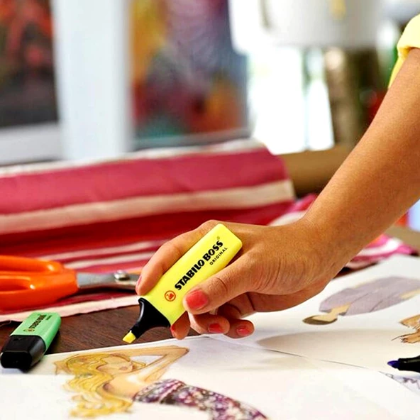 Stabilo Boss Original Fosforlu Kalem 70/24 Sarı 10 Lu - 8