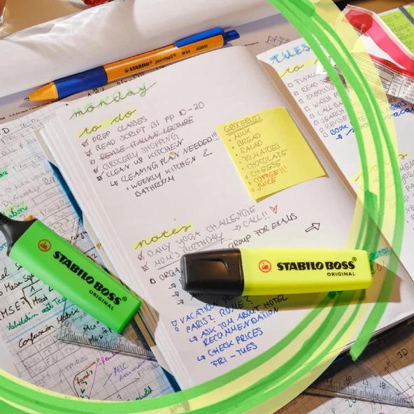 Stabilo Boss Original Fosforlu Kalem 70/24 Sarı 10 Lu - 4