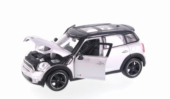 Maisto Mini Countryman 1:24 Gri-Siyah Model Araba