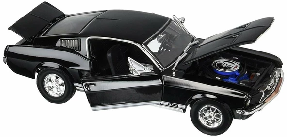 Maisto 1967 Ford Mustang GTA Fastback 1:18 Siyah Model Araba