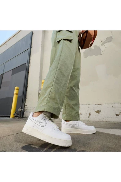 1 '07 Kadın Beyaz Renk Sneaker Ayakkabı - Resim 3