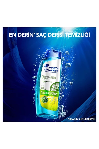 Head & Shoulders Derinlemesine Temiz Şampuan Yağlanma Kontrolü 300 ml - 3
