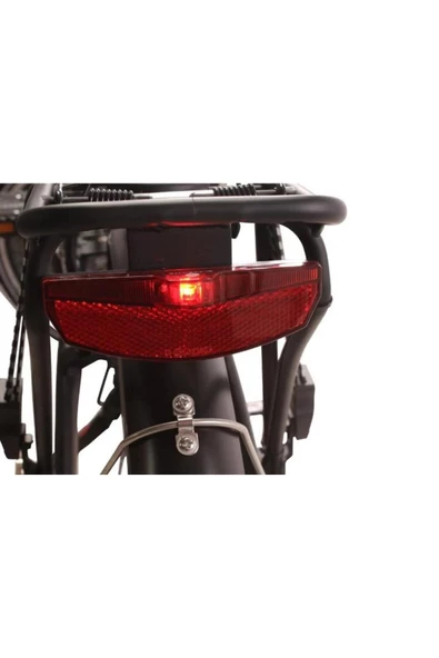 Alba Fold 2 Premium Katlanır Elektrikli Bisiklet LCD Gösterge, 9.6Ah Batarya Beyaz E-Bike - Resim 6