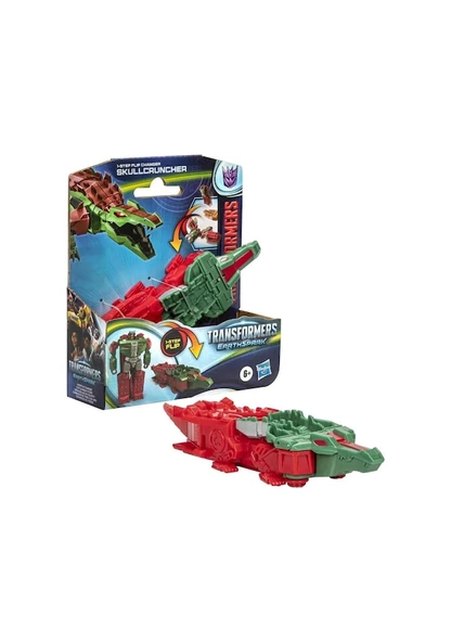 Hasbro Transformers EarthSpark Tek Adımda Dönüşen Figür Skullcrunche F6229-F8661 - 2
