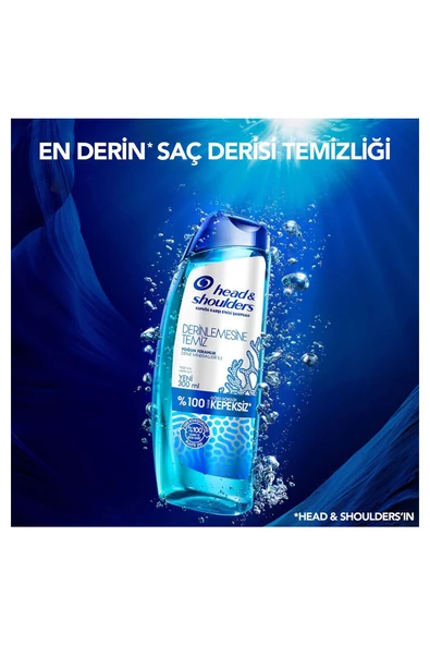 Head & Shoulders Derinlemesine Temiz Şampuan Yoğun Ferahlık 300 ml - Resim 3