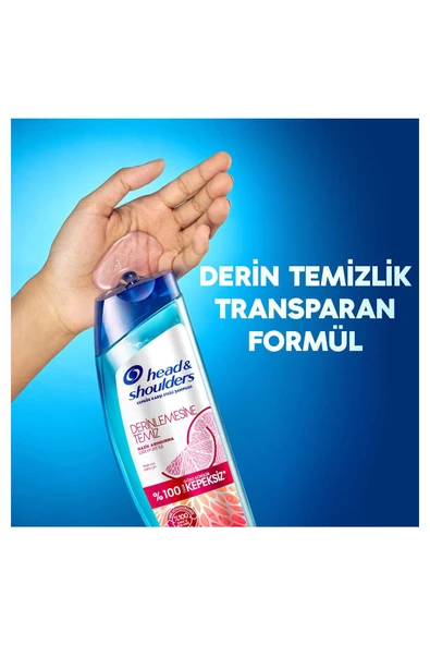 Head & Shoulders Derinlemesine Temiz Şampuan Nazik Arındırma 300 ml - 5