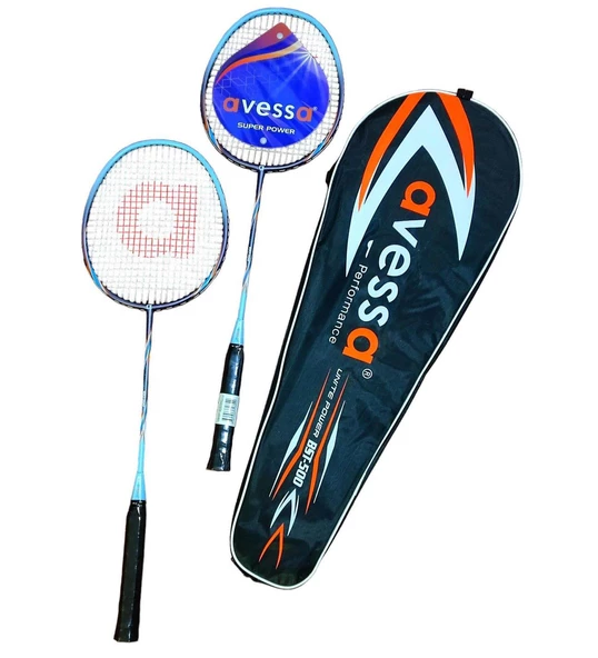 Avessa BST500 Purple 2li Badminton Raketi+Çanta