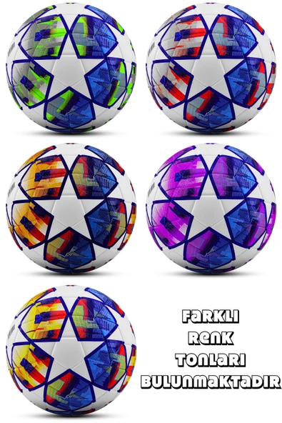 Telvesse Futbol Topu FT503 Şampiyonlar Ligi Sert Zemin Halı Saha Futbol Topu No:5 - 8