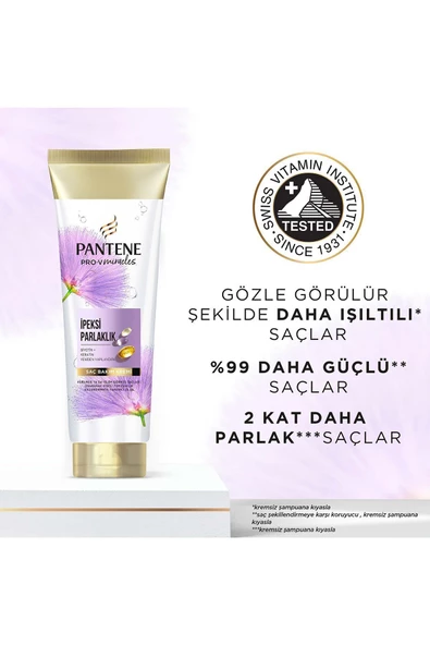 Pantene PRO-V Miracles İpeksi Parlaklık Saç Bakım Kremi İşlem Görmüş Saçlar için 275ML - 2