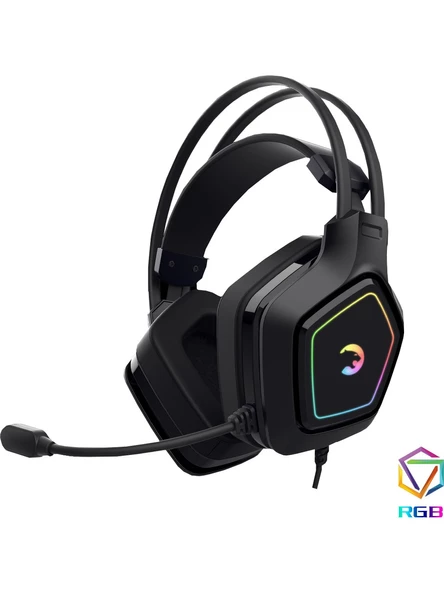 GAMEPOWER MIHAWK SIYAH 7.1 RGB GAMING KULAKLIK