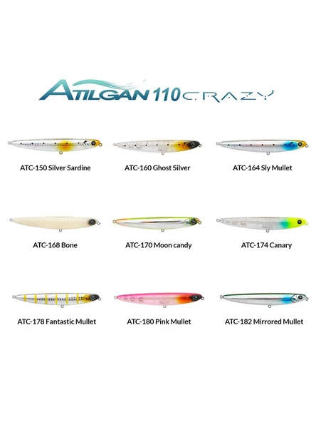 Hanfish Atılgan 110 ATC 110mm 14.5gr Su Üstü Maket Balık ürün görseli