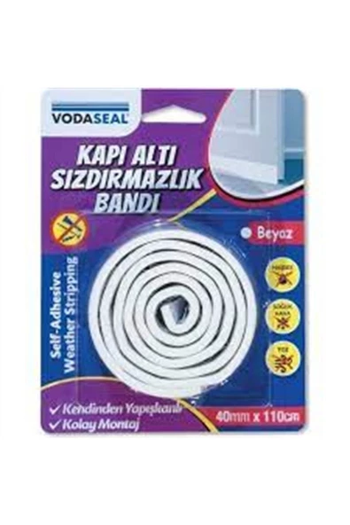 Vodaseal Kapı Altı Sızdırmazlık Bandı 40 Mm X 110 Cm - Beyaz - 2