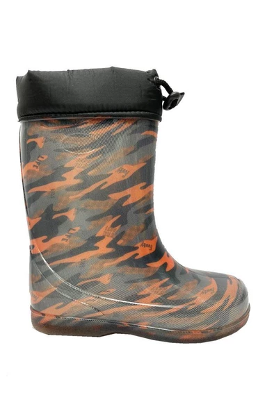 Akınal 1755.064 Kürklü Yağmur Filet Çocuk Çizme - 2