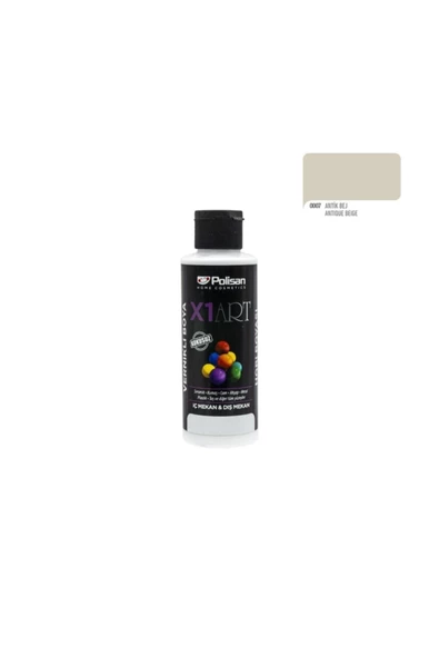 POLİSAN X1 HOBİ BOYASI 0007 ANTİK BEJ 120 ML