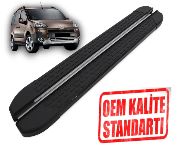 PARTNER TEPEE 2008 2009 2010 2011 2012 2013 2014 2015 2016 2017 2018 ARACA ÖZEL NEVADA SİYAH YAN BASAMAK ürün görseli 1