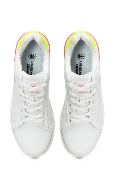 Lumberjack ESEN 4PR 101783063 Kadın Sneaker Ayakkabı Beyaz Pembe 36-40 - 4
