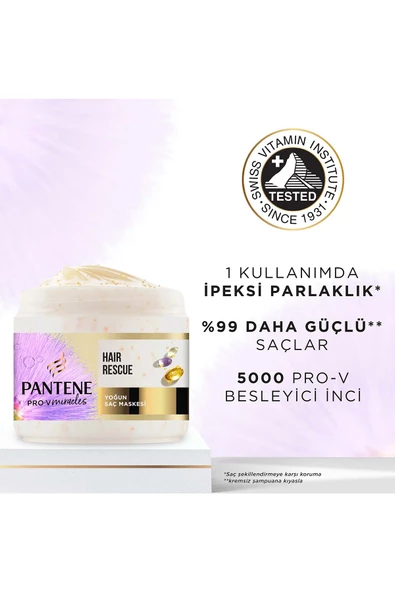 Pantene PRO-V Miracles İpeksi Parlaklık Maskeİşlem Görmüş Saçlar için 300ML - 5